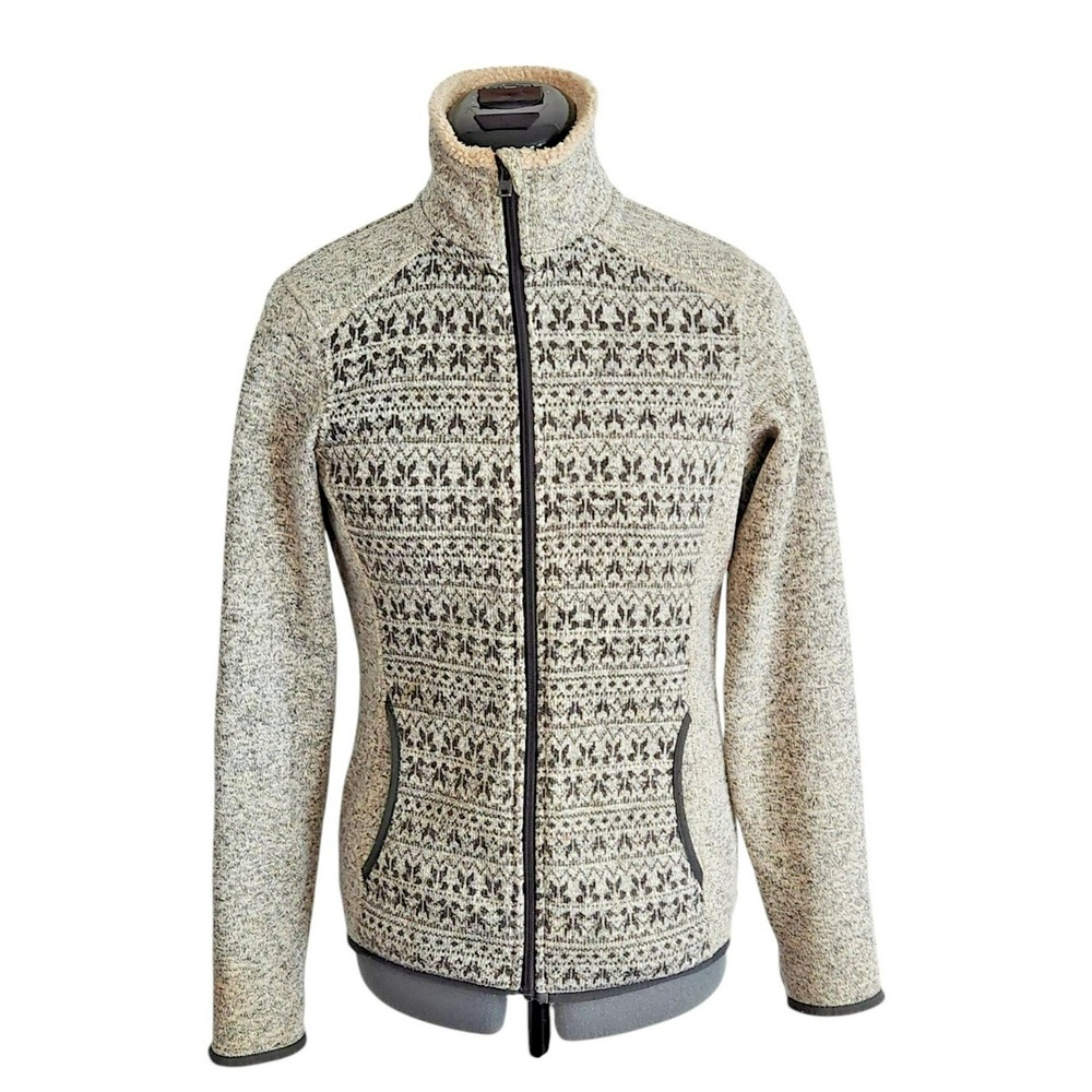 Eddie Bauer Full Zip Fleece Jacket Size XS